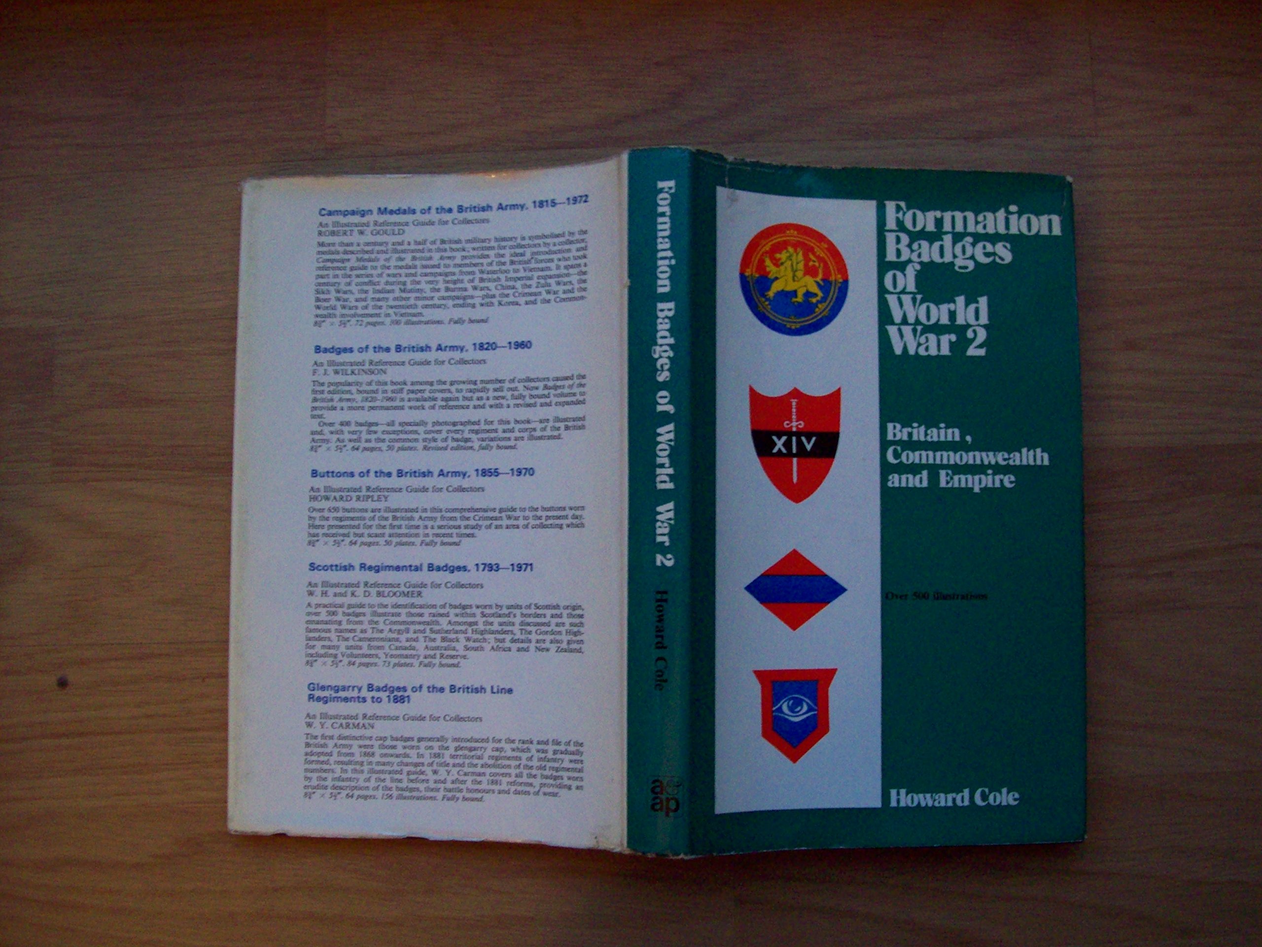 Buy Formation Badges of World War Two: Britain, Commonwealth and Empire — BookShops.in