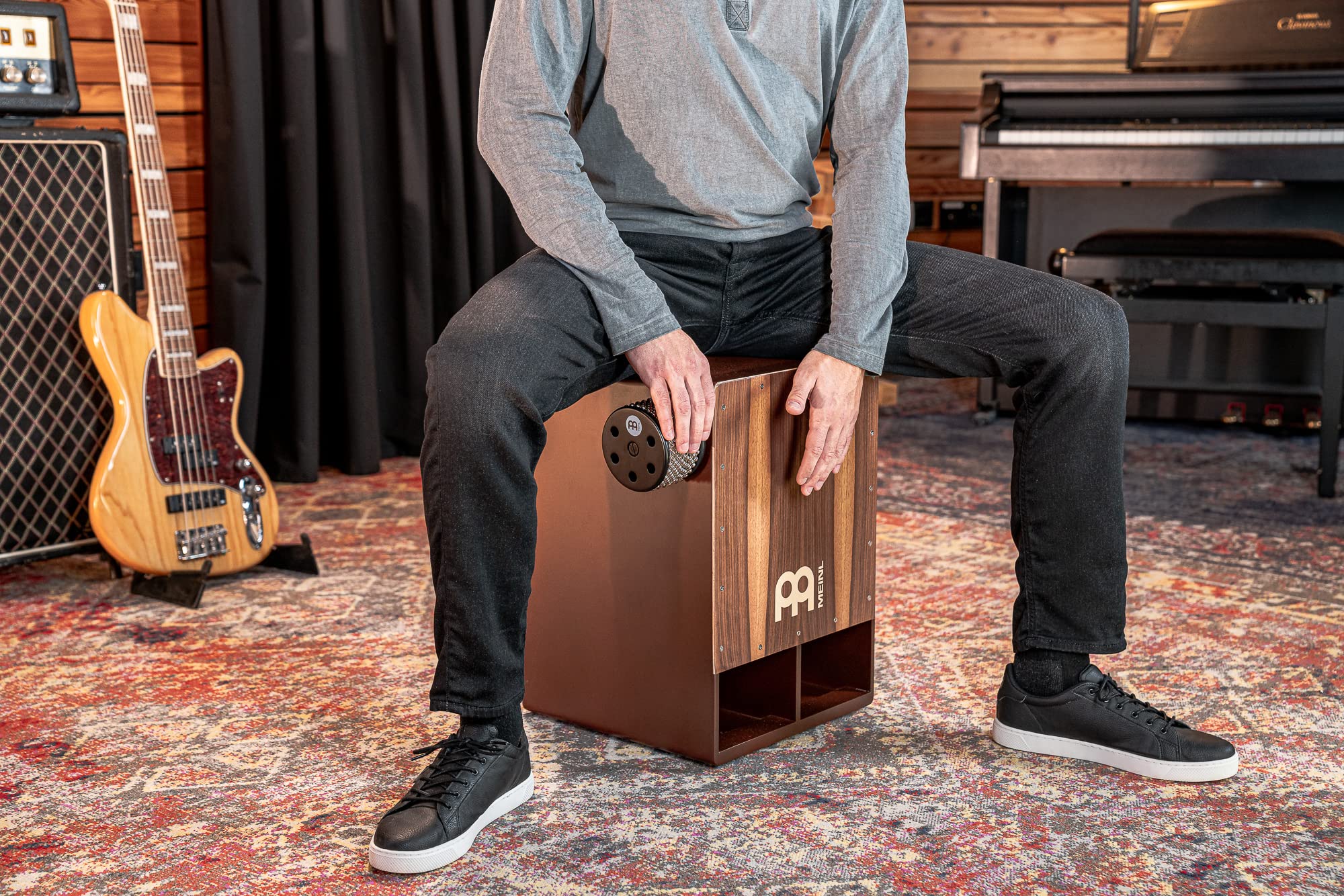 Meinl Percussion Cajon Turbo Cabasa, tamaño tradicional