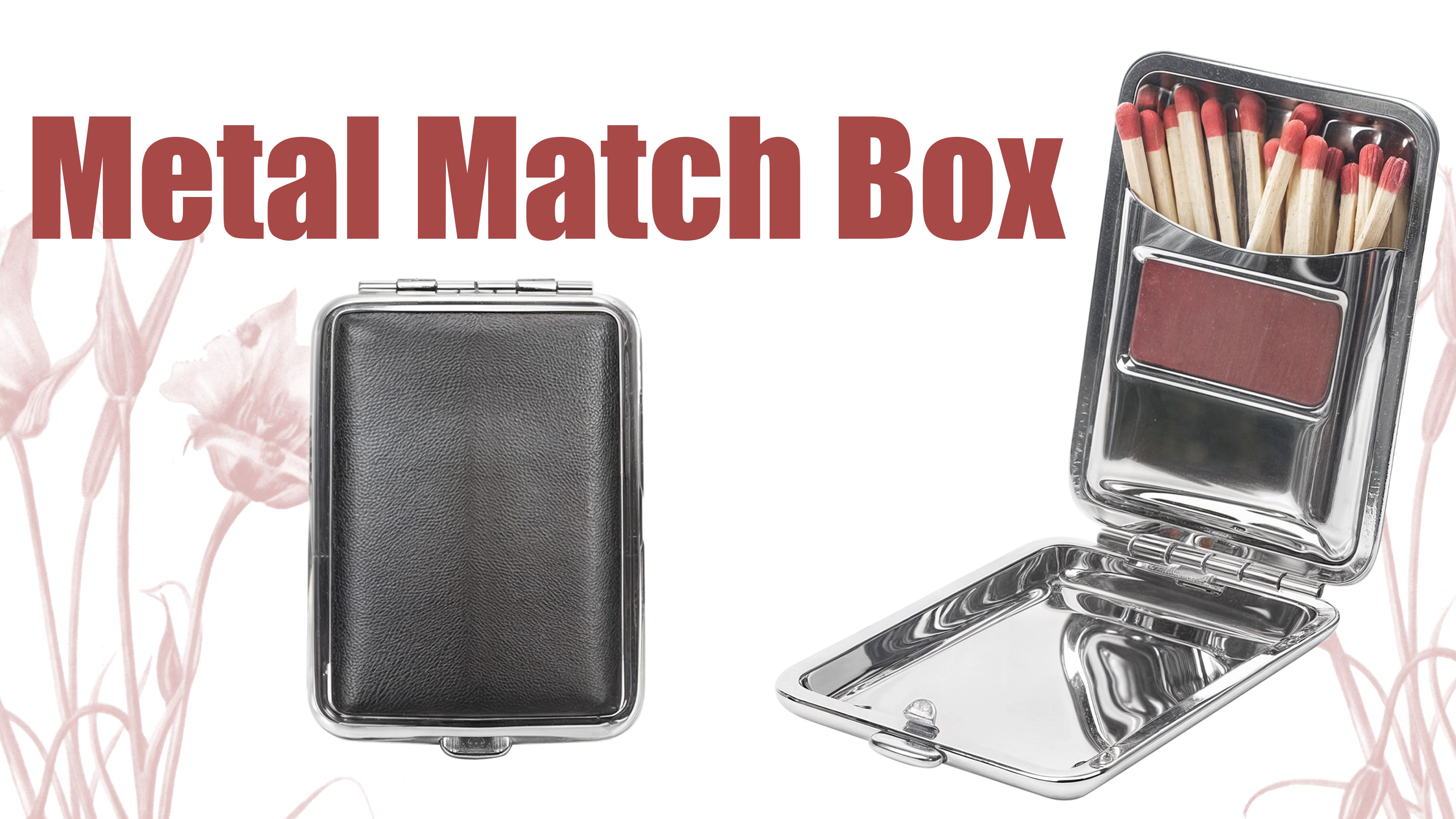 Matches Multipack NICENEEDED Metal Match Box Case, Stainless Steel ...