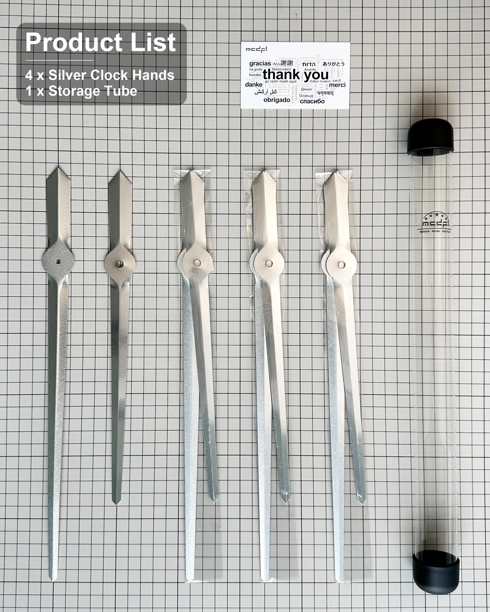 Aiguilles De Montre Longsword - Pour Mouvements ETA (2824-2, 2893-2...) - 17/13 Mm - Neuves