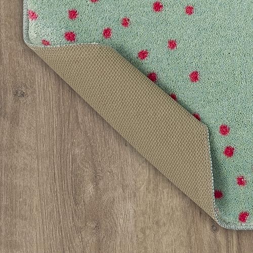 Miniatura 7 de Mohawk Home Alfombra de cocina de verano lavable a máquina, color azul piña