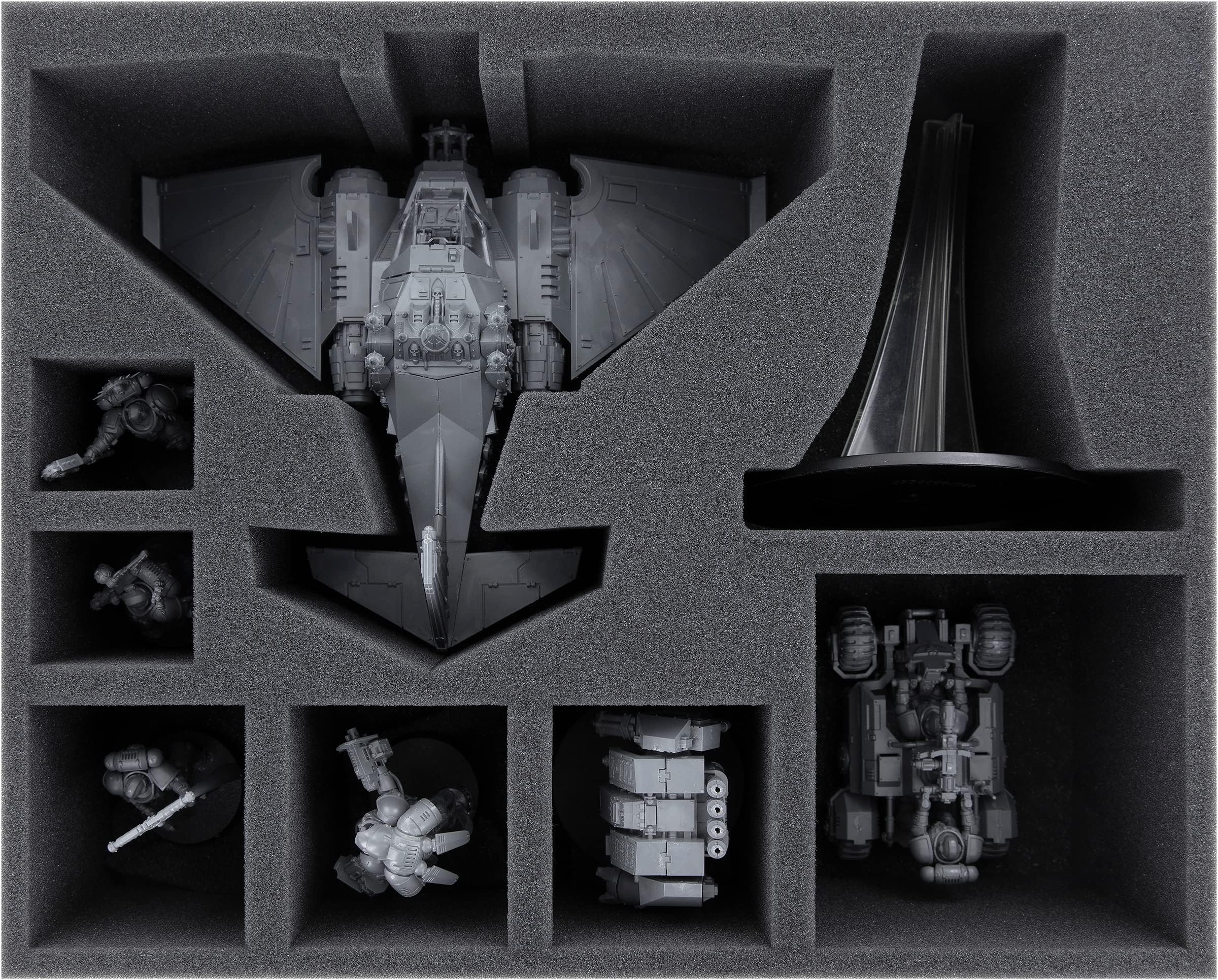 Feldherr FSMFHM105BO foam tray compatible with Nephilim Jetfighter/Ravenwing Dark Talon