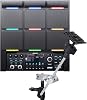 Alesis Strike Multipad - 9-Trigger Percussion Pad with RGB Backlighting, Sample loading via USB Thumb Drives and Radiant 4.3-Inch Display & Multipad Clamp - Universal Percussion Pad Mounting System