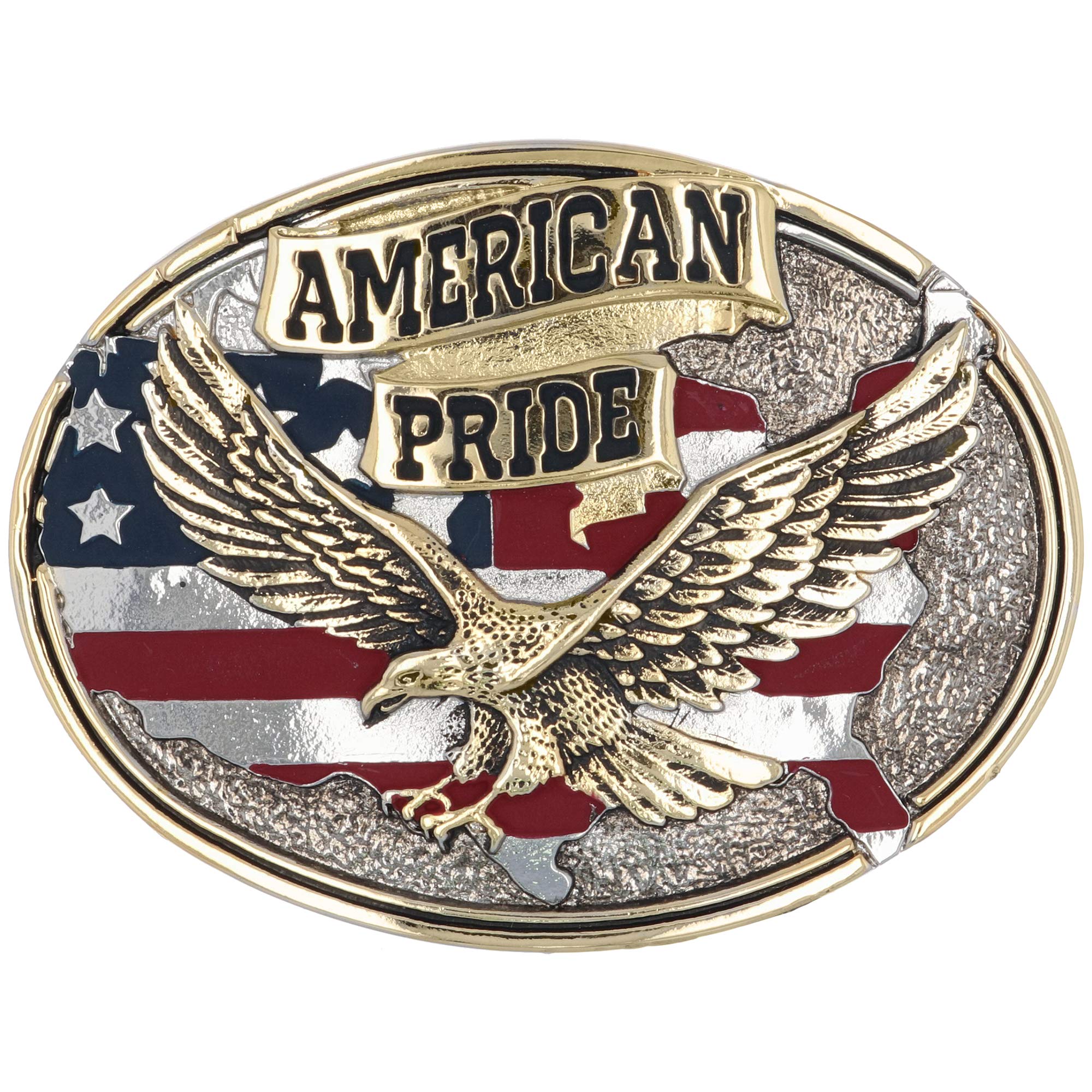 Montana SilversmithsFlag Series Attitude Western Belt Buckle