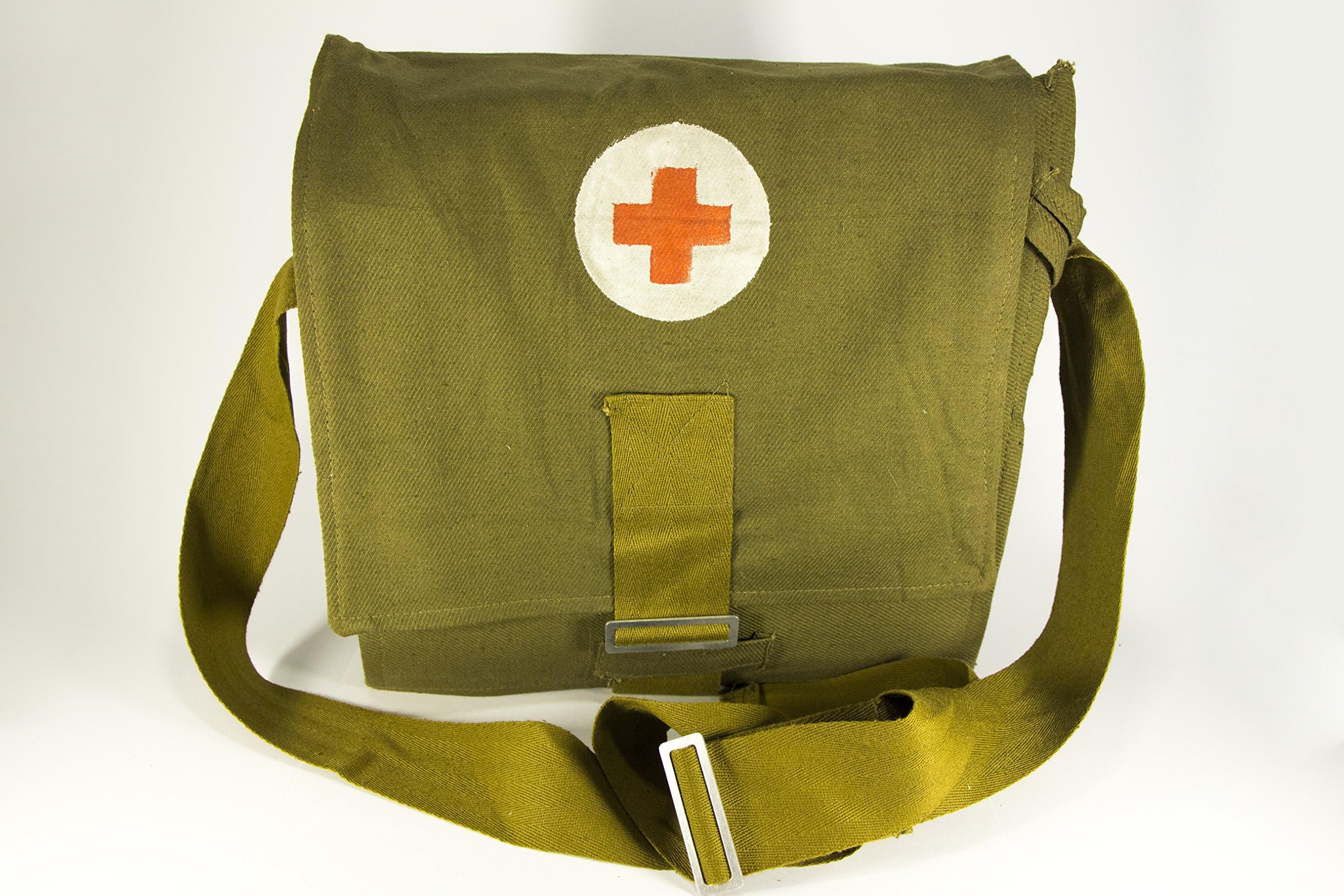 USSR Soviet Army Military Tablet Messenger Medical Bag Pouch Red Cross Case