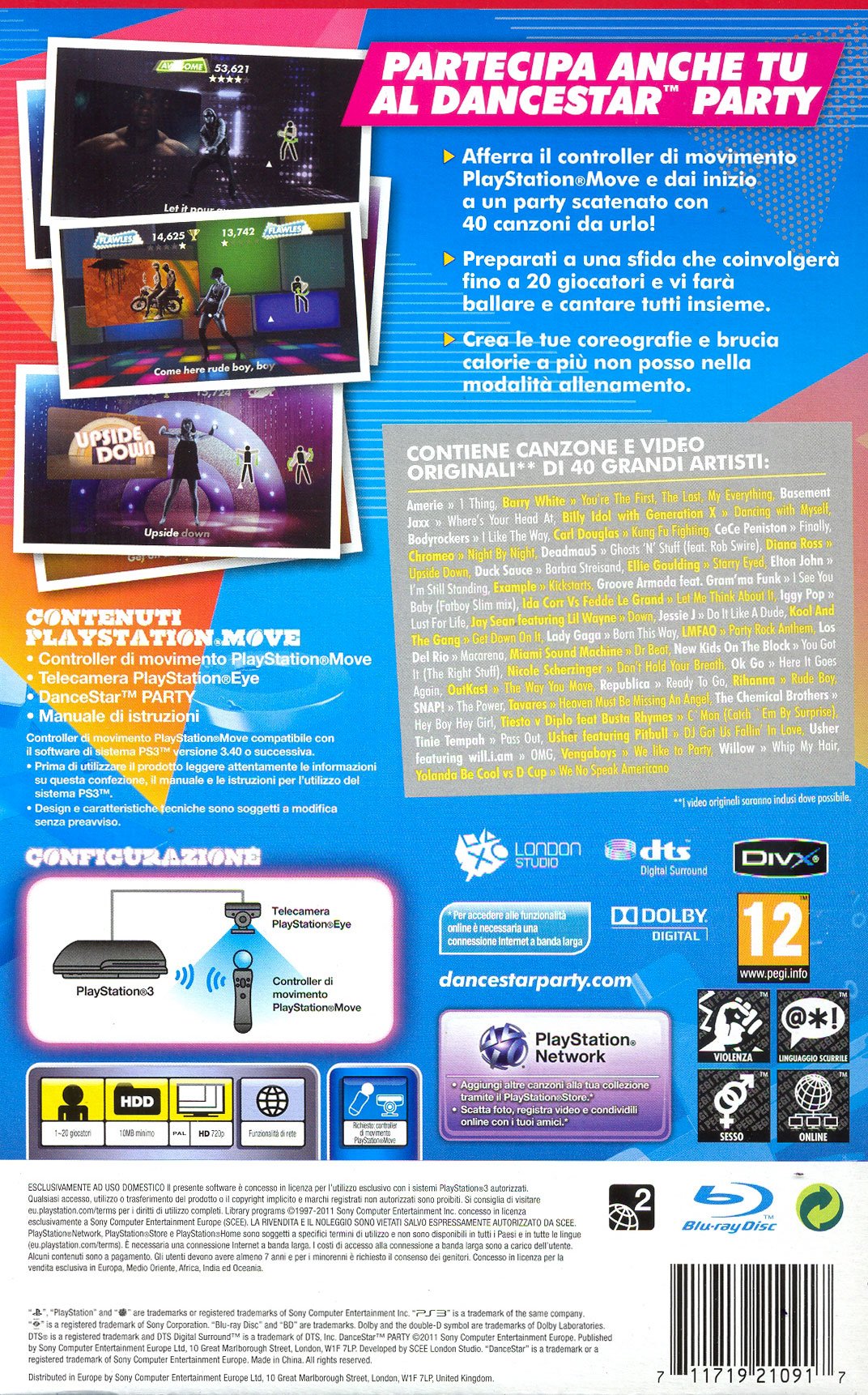 PlayStation 3 - Sony Move Starter Pack con DanceStar Party [Bundle]