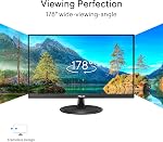 ASUS Moniteur de Confort Oculaire 22 po 1080P (VP227HF) - (21,45 po visible), Full HD, 99% sRGB, Sans Cadre, 100Hz, Adaptive-Sync, 1ms, HDMI, Faible Lumière Bleue, Sans Clignotement, Montable au Mur VESA, Garantie de 3 ans