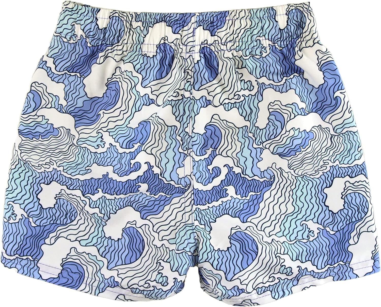 RUGGEDBUTTS Boys UPF50+ Sun Protection Fruits & Florals Swim Trunks - Image 3