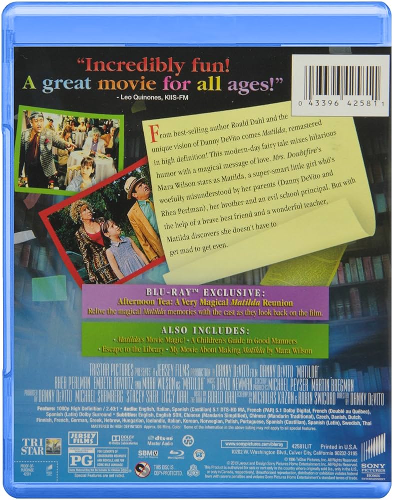 その他 Matilda [Blu-ray] [Import] khxv5rg Amazon.co.jp | Matilda [Blu-ray] [Import] DVD・ブルーレイ
