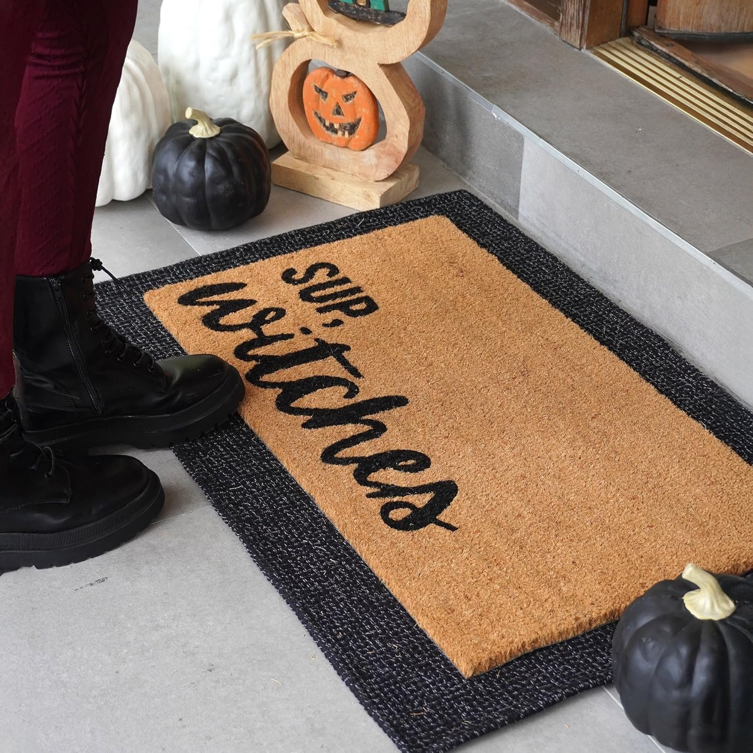 Sup, Witches doormat non-slip welcome mat