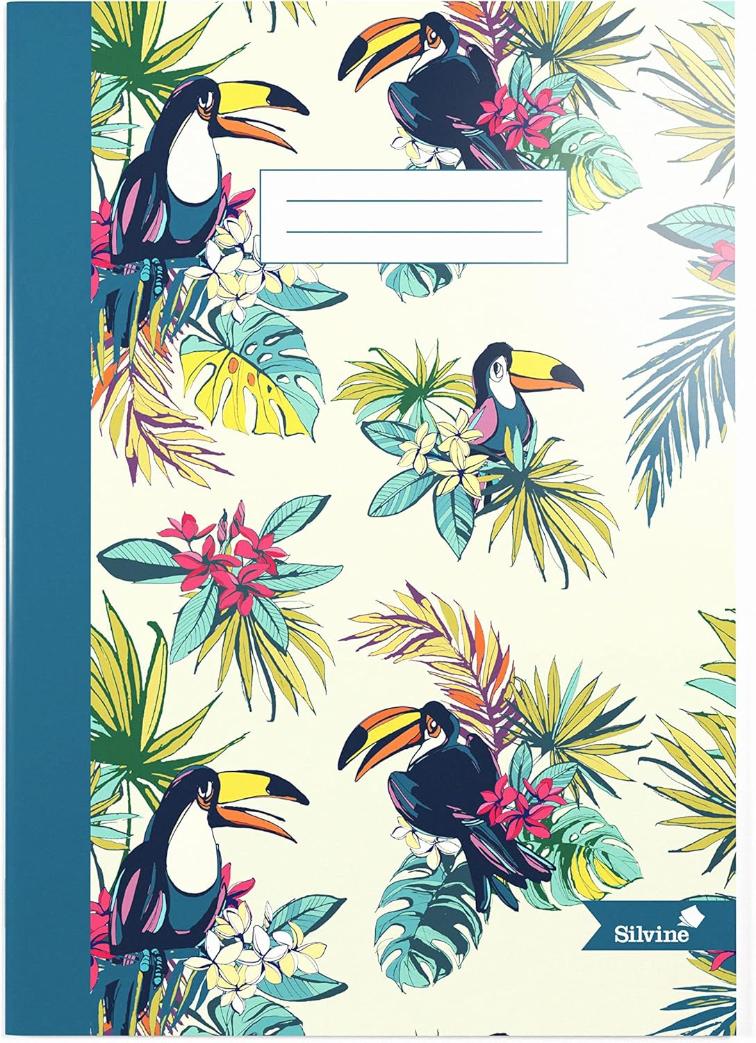 Silvine A5 Notebooks in 4 Assorted Marlene West Designs. 80 Pages, Lined with Margin. Ref NBA5SG [Pack of 12]