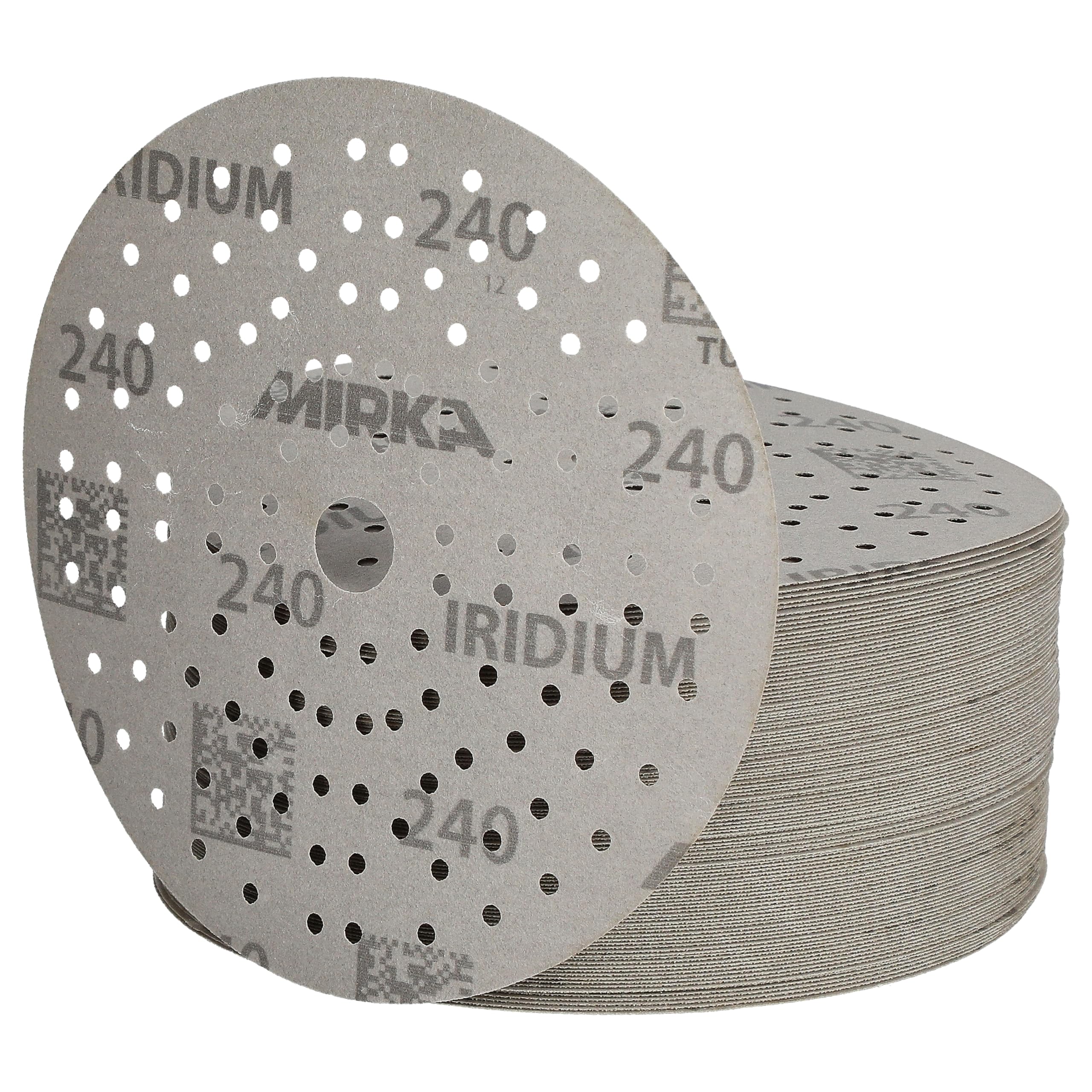 Mirka Papier ścierny Iridium 150 mm rzep 121 otworów ziarnistość 240