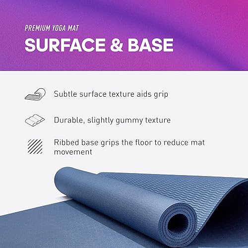 Miniatura 3 de adidas Esterilla de yoga prémium - Azul trazo, 0.197 in