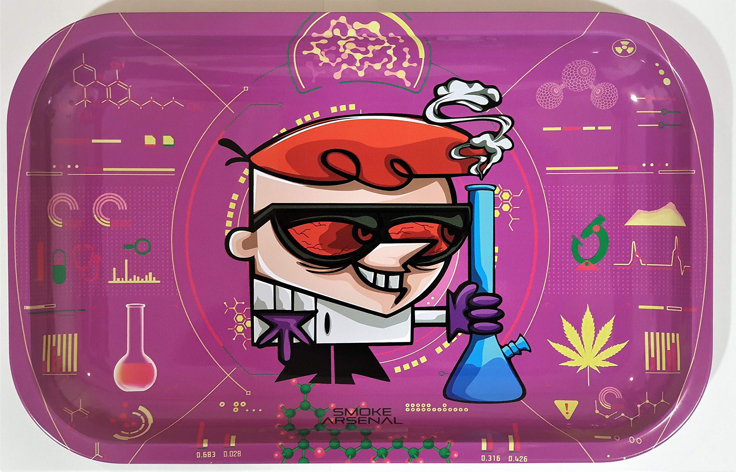 Smoke ArsenalPremium Rolling Tray's - M (Danksters Lab)