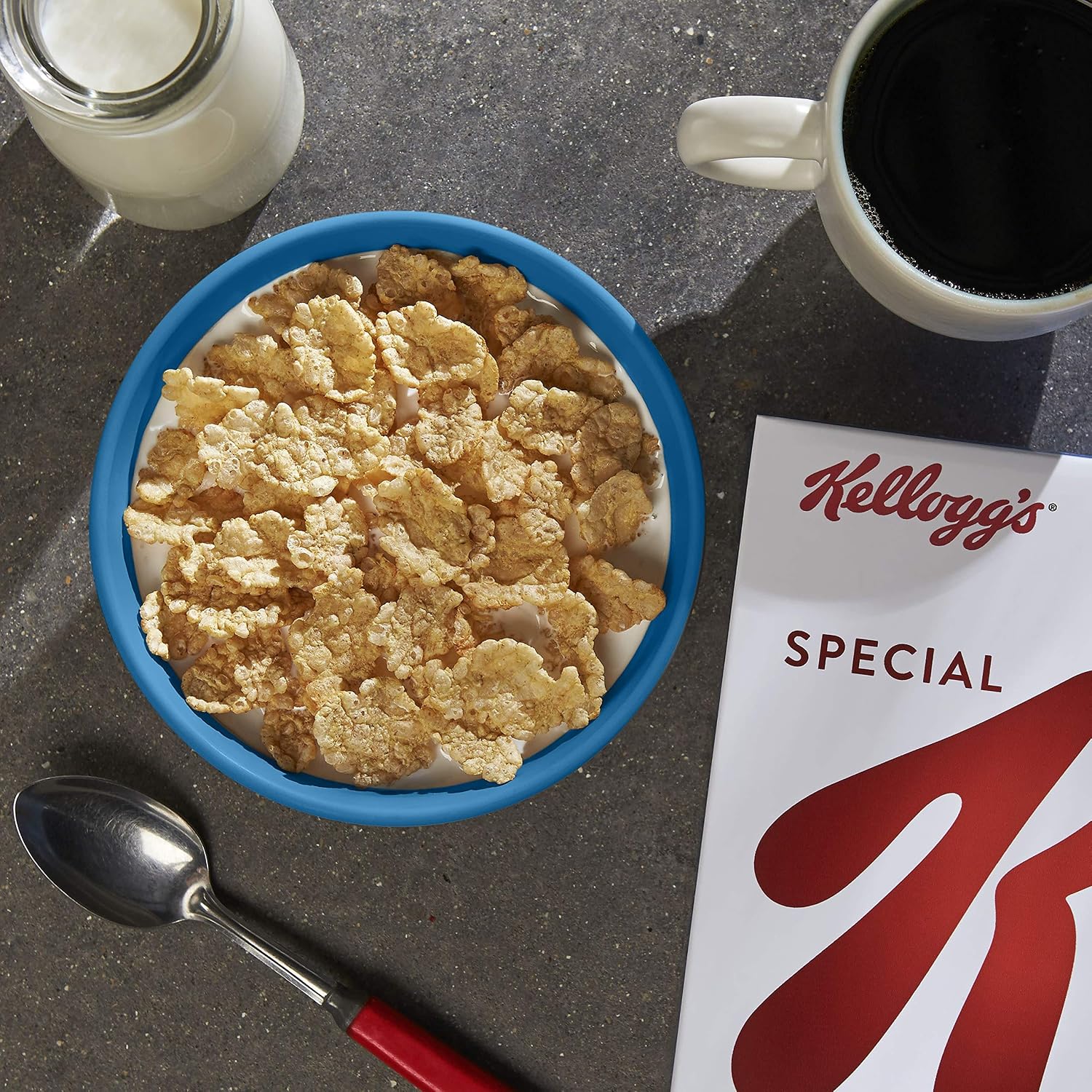 Kellogg's Special K, Breakfast Cereal, Original, Made with Folic Acid, B Vitamins, and Iron, 12oz Box