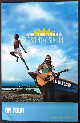 Miniatura 1 de Michael franti & SpearheadSonido de SunshineRare 11x 17Póster de publicidad