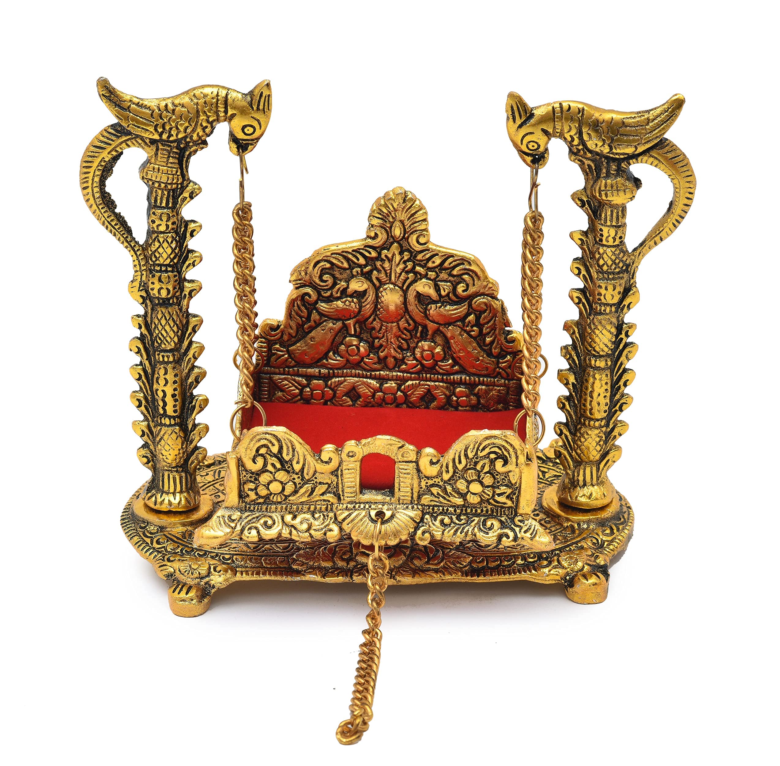 Gold Pooja Jhula - Nand Gopal Swing for Home & Puja -4