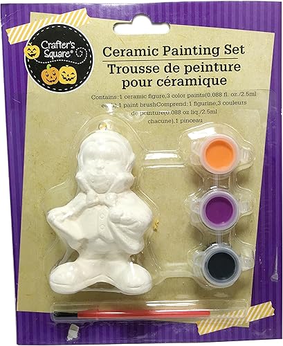 Crafters Square Set de pintura de cerámica de Halloween  Vampiro