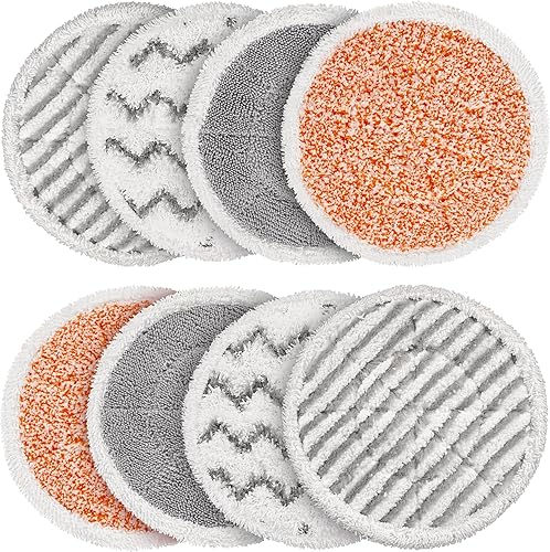 BlueStars Almohadillas de repuesto para trapeador de vapor S7000 compatibles con Shark S7000AMZ S7001 S7001TGT serie S7000 Steam & Scrub todo en