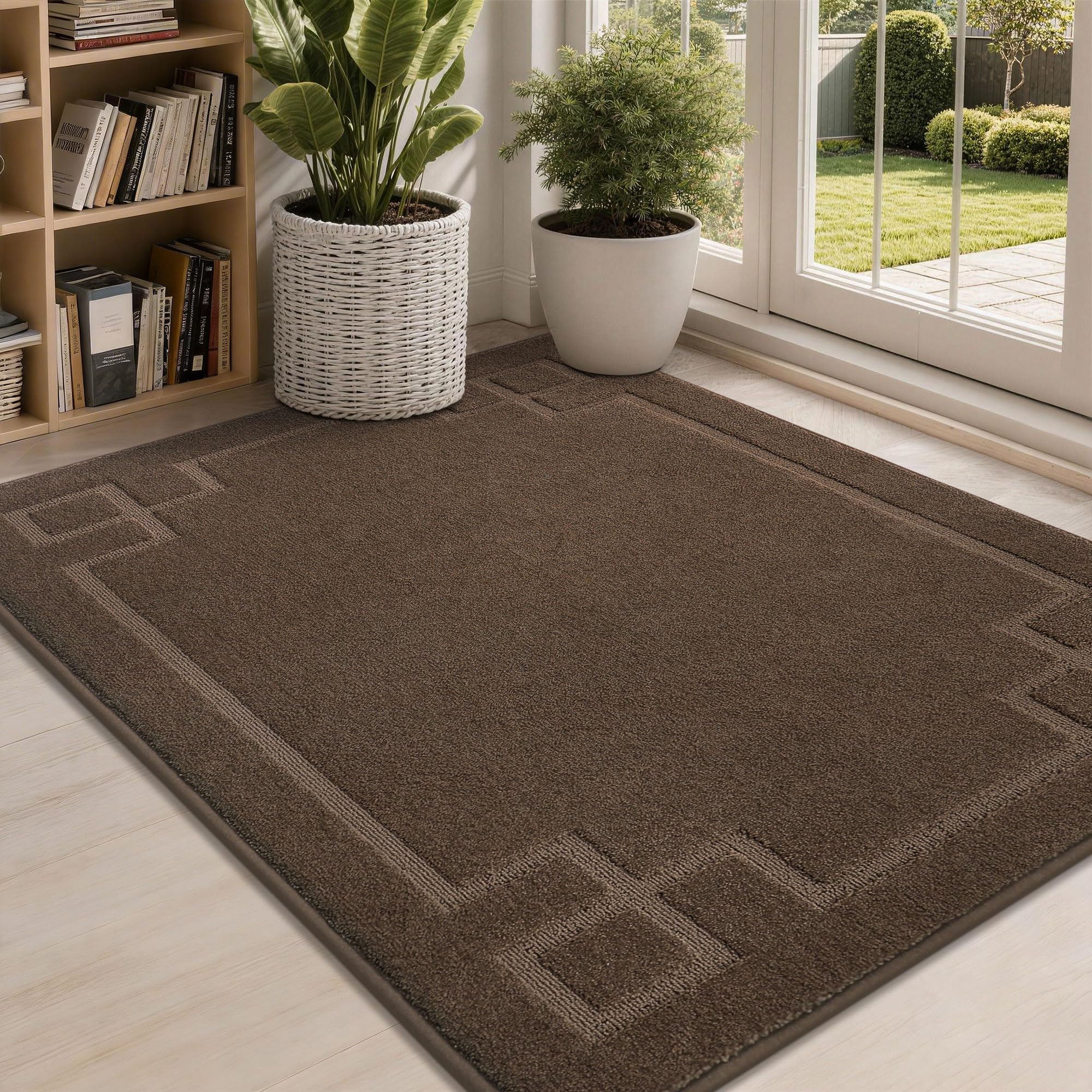 BEQHAUSE Door Mat 32 x 48 Washable Indoor