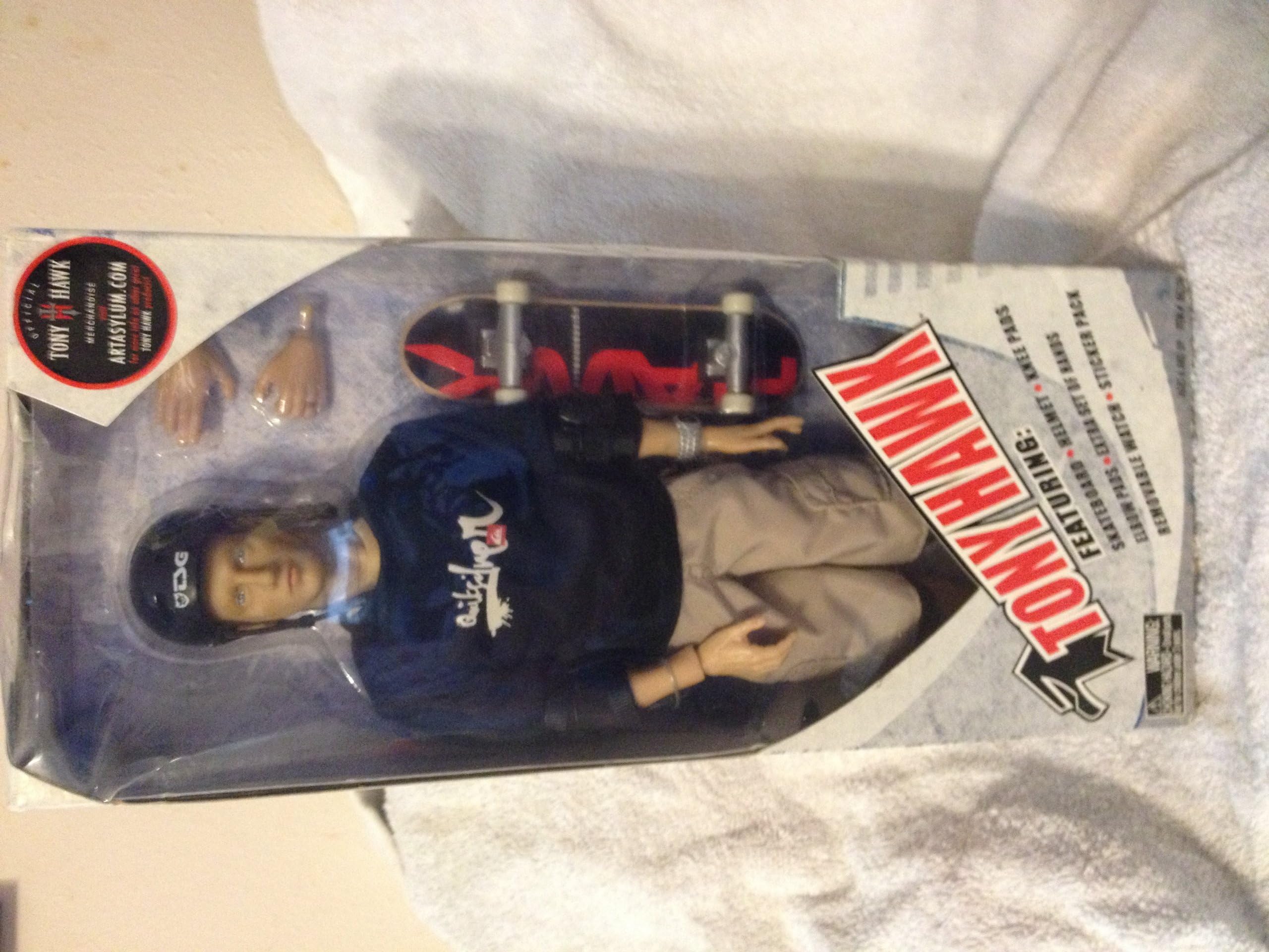 Art Asylum Tony Hawk 12" Action Figure w/ Skateboard