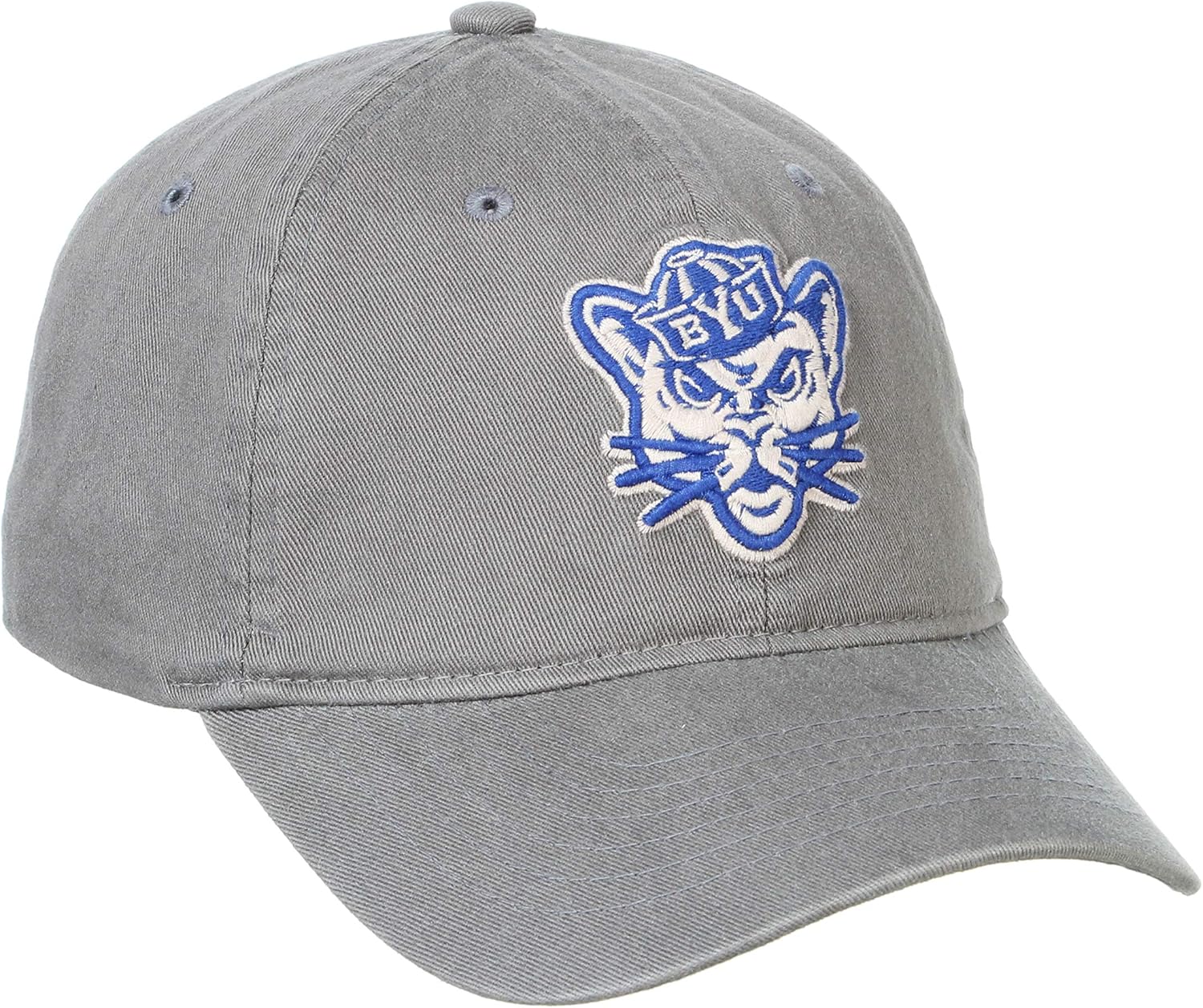 NCAA BYU Cougars Mens Adjustable Scholarship Hat Charcoal, Byu Cougars Charcoal, Adjustable, One size - Image 4