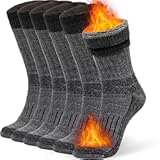 Warm Thermal Wool Socks for Winter Moisture Wicking and Breathable Cozy Boot Socks