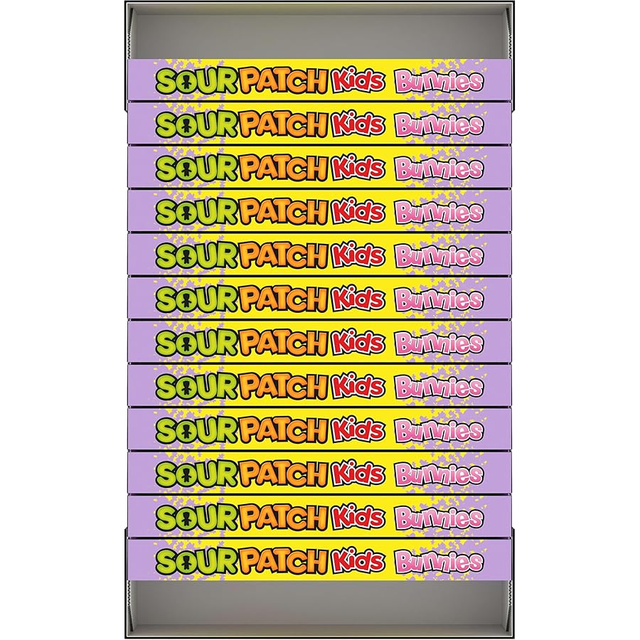 SOUR PATCH KIDS Bunnies Soft & Chewy Easter Candy, Bulk Candy, 12 - 3.1 oz Boxes - image 16