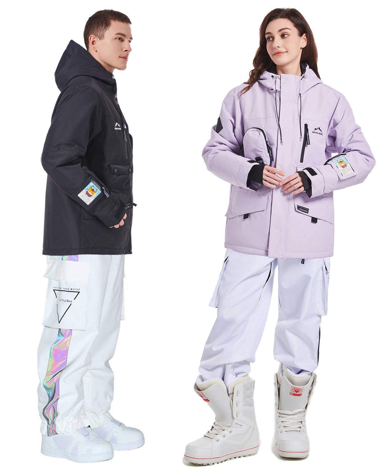 スノーボードウェア 上下セット スキーウェア メンズ レディース