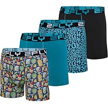 2FLY Mens Boxer Briefs Multipack Ultra Soft, Active Stretch Underwear