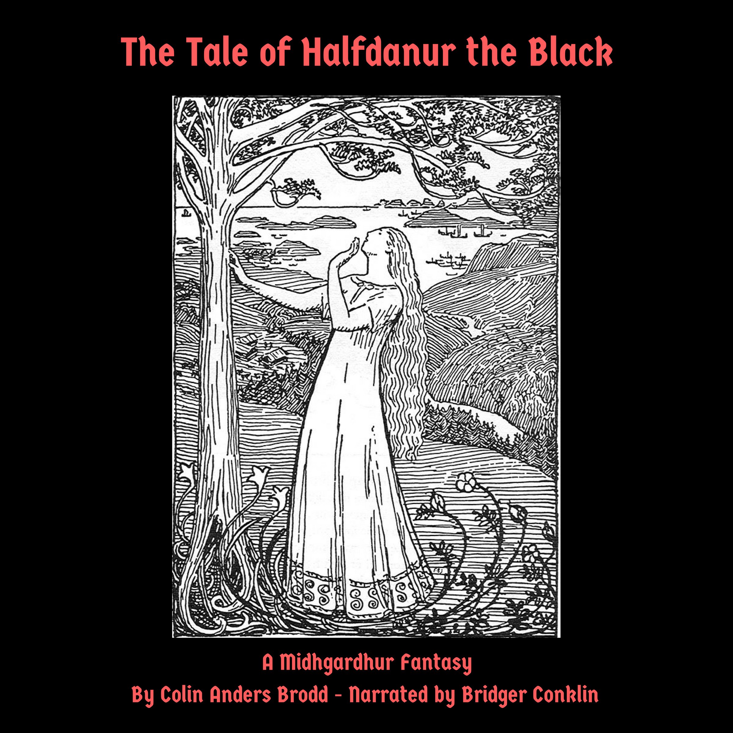 Cover art for The Tale of Halfdanur the Black: A Midhgardhur Fantasy