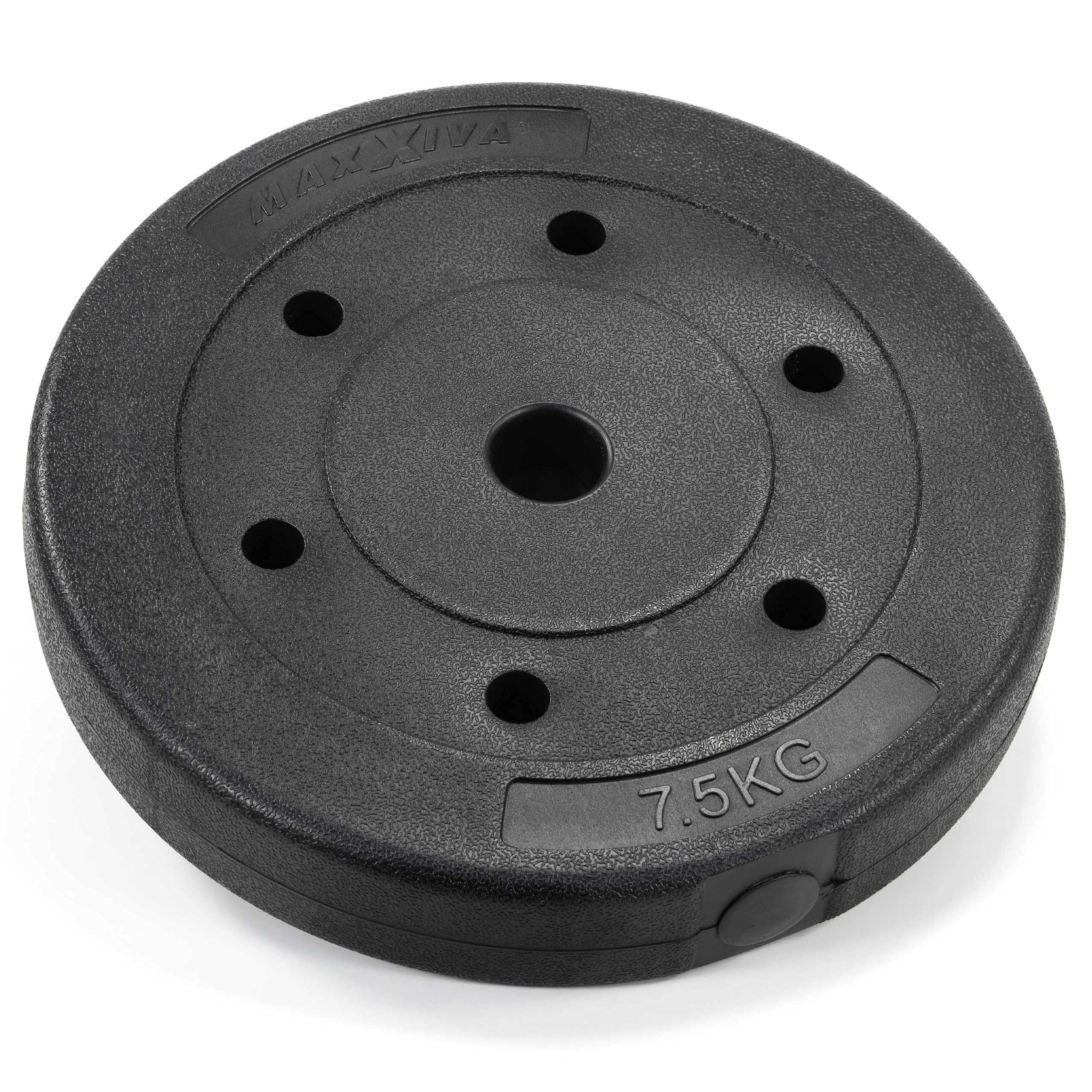 Hantelscheiben-Set Zement 4 x 7,5 kg Ersatzgewichte für den Muskelaufbau Krafttraining Fitness-Zubehör Gewichtheben Gewichtsscheiben 30 kg