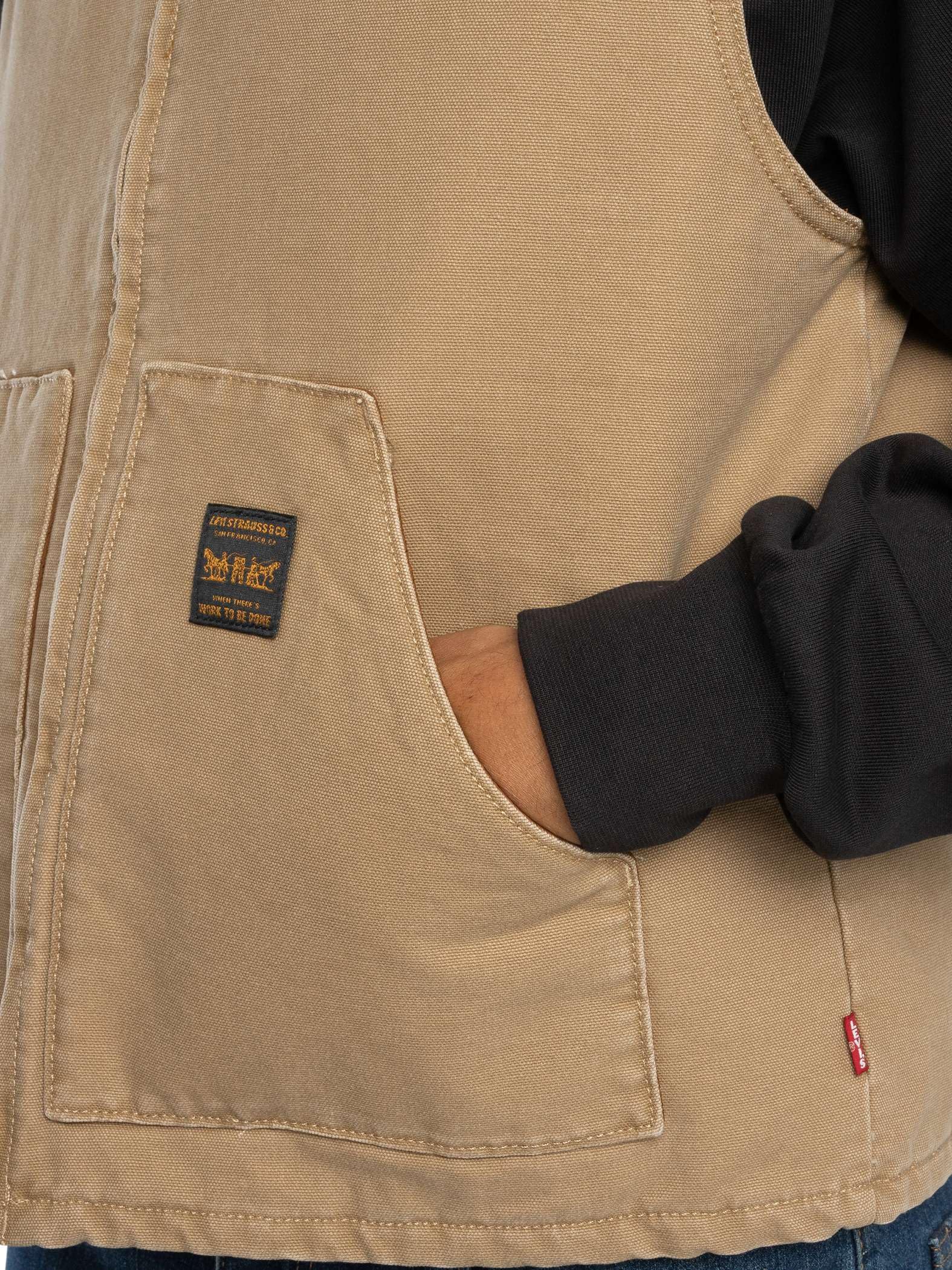 Levi's Męski Kamizelka Sansime, Eye Canvas, XL