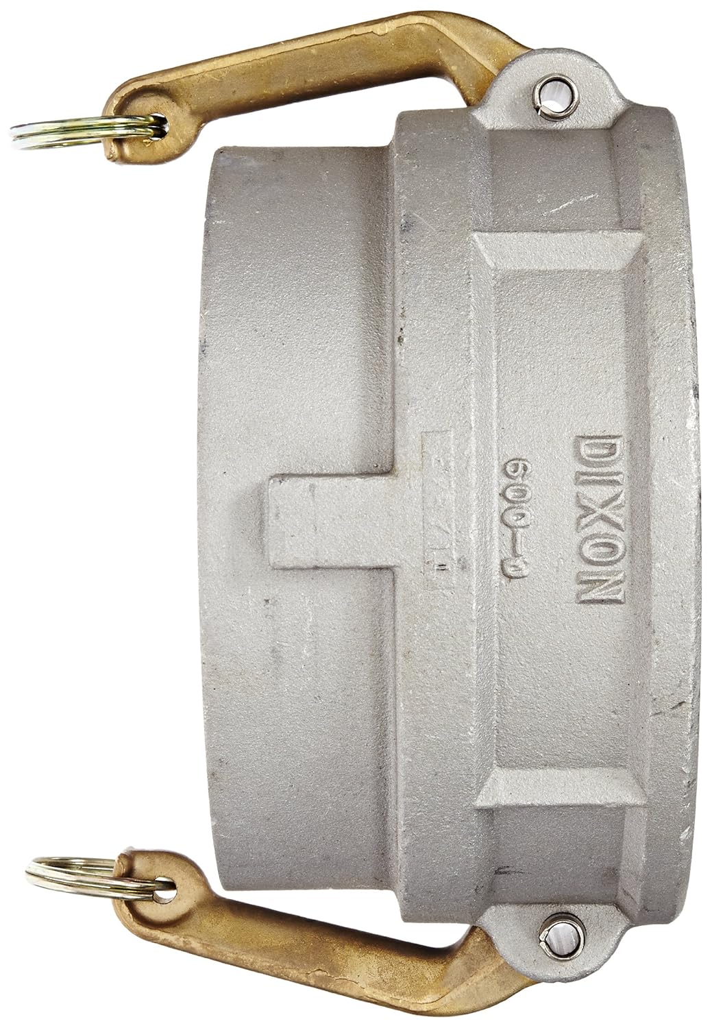 Dixon 600DWSPAL Aluminum Cam and Groove Hose Fitting for Socket Weld to Schedule 40 Pipe, 6" Coupling, 6.655" Bore Diameter