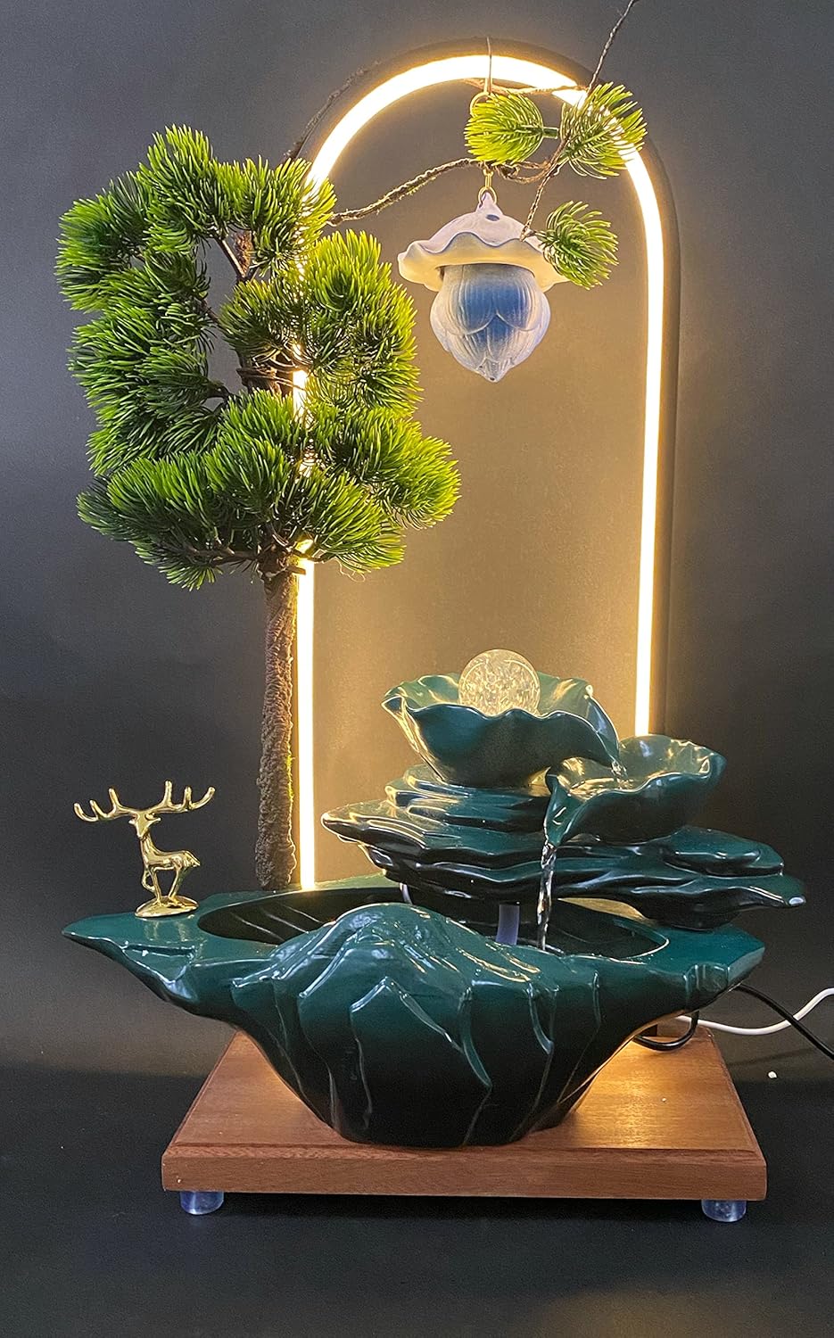 Table top water fountain