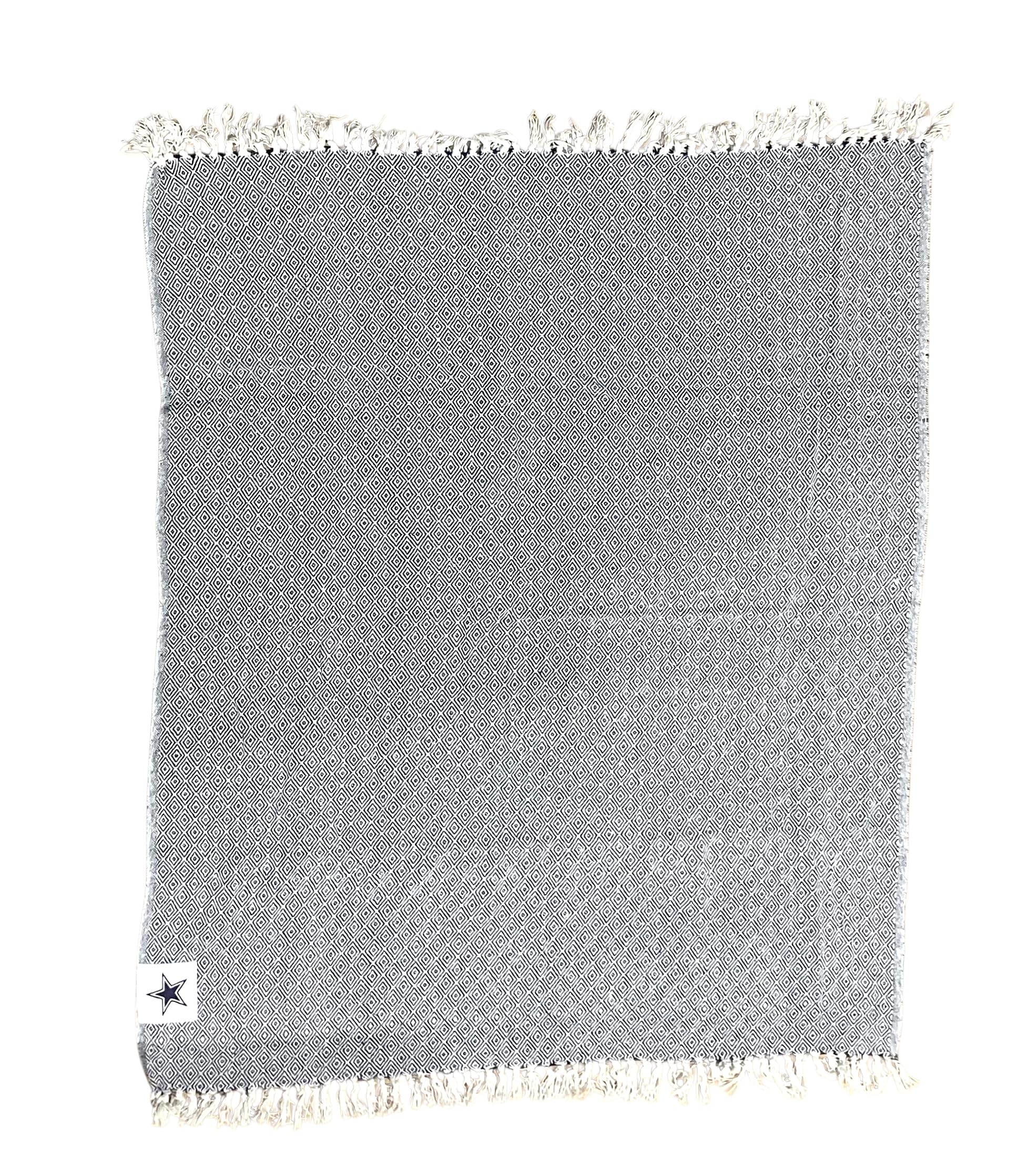 logobrands NFL Dallas Cowboys, 50" x 60" Farmhouse Throw Blanket, Team Colors