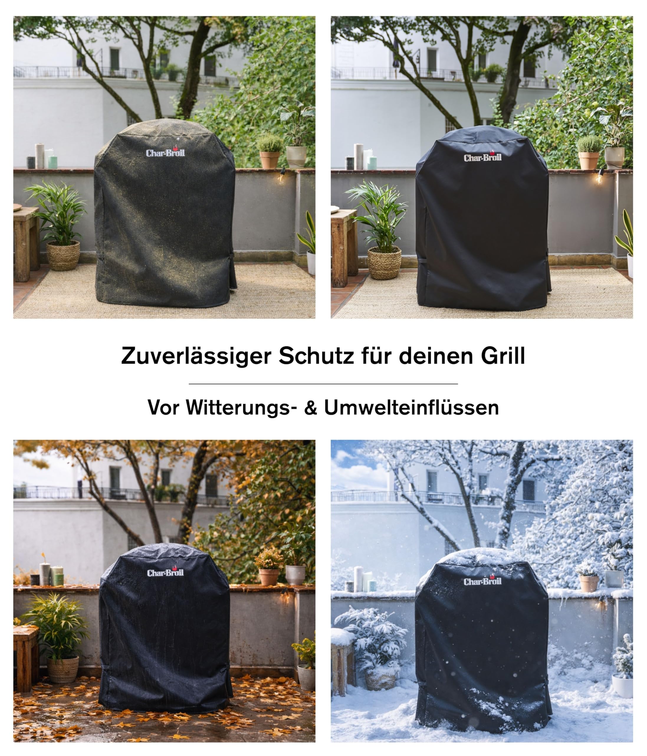 Patio Bistro E2Coal Wetterschutzhaube, Schwarz