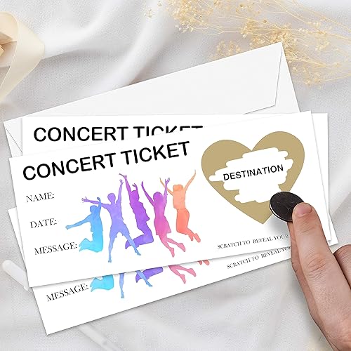 Miniatura 7 de Tarjeta sorpresa minimalista, 1 juego para hacer tu propio boleto de viaje de bricolaje, regalo sorpresa para vacaciones, Navidad, boda, cumpleaños,