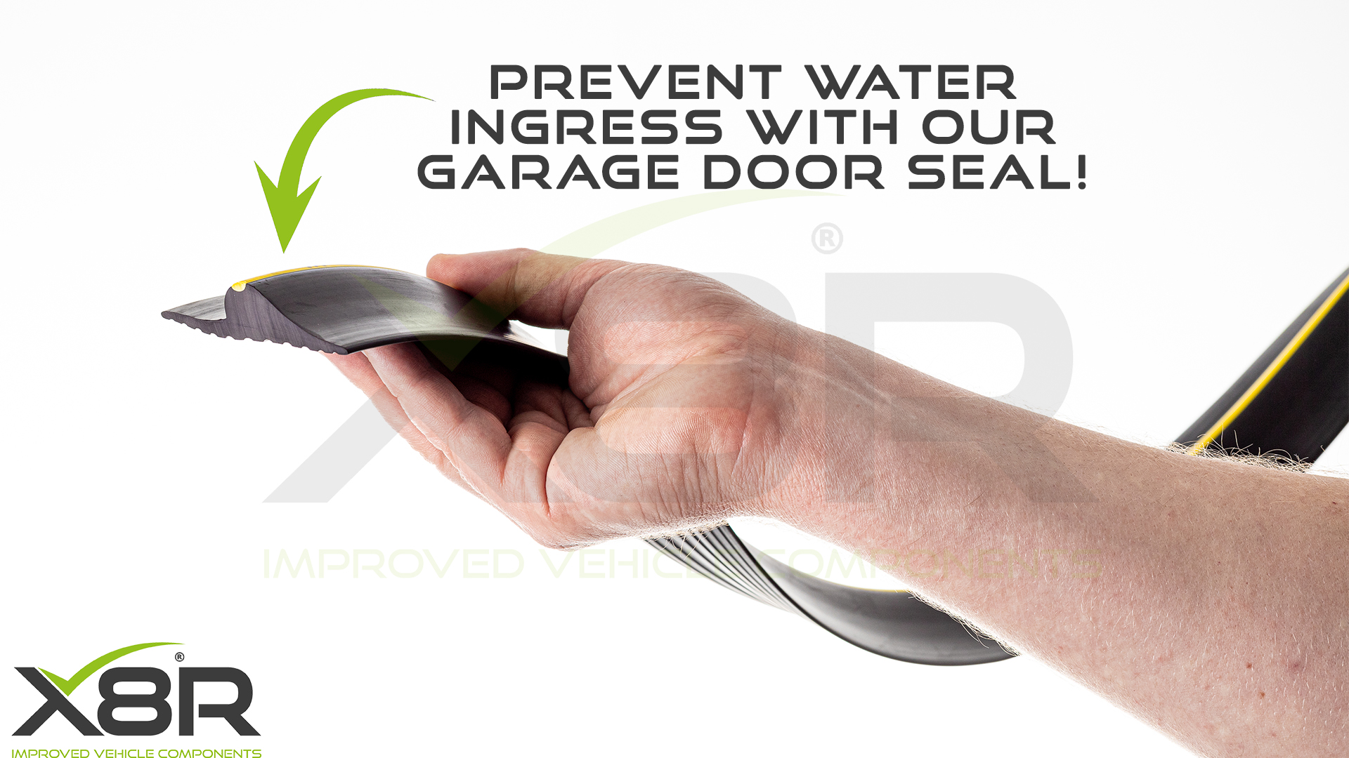 Heavy Duty Garage Door Floor Threshold Weather Seal Rubber Draught Rain Excluder | UK