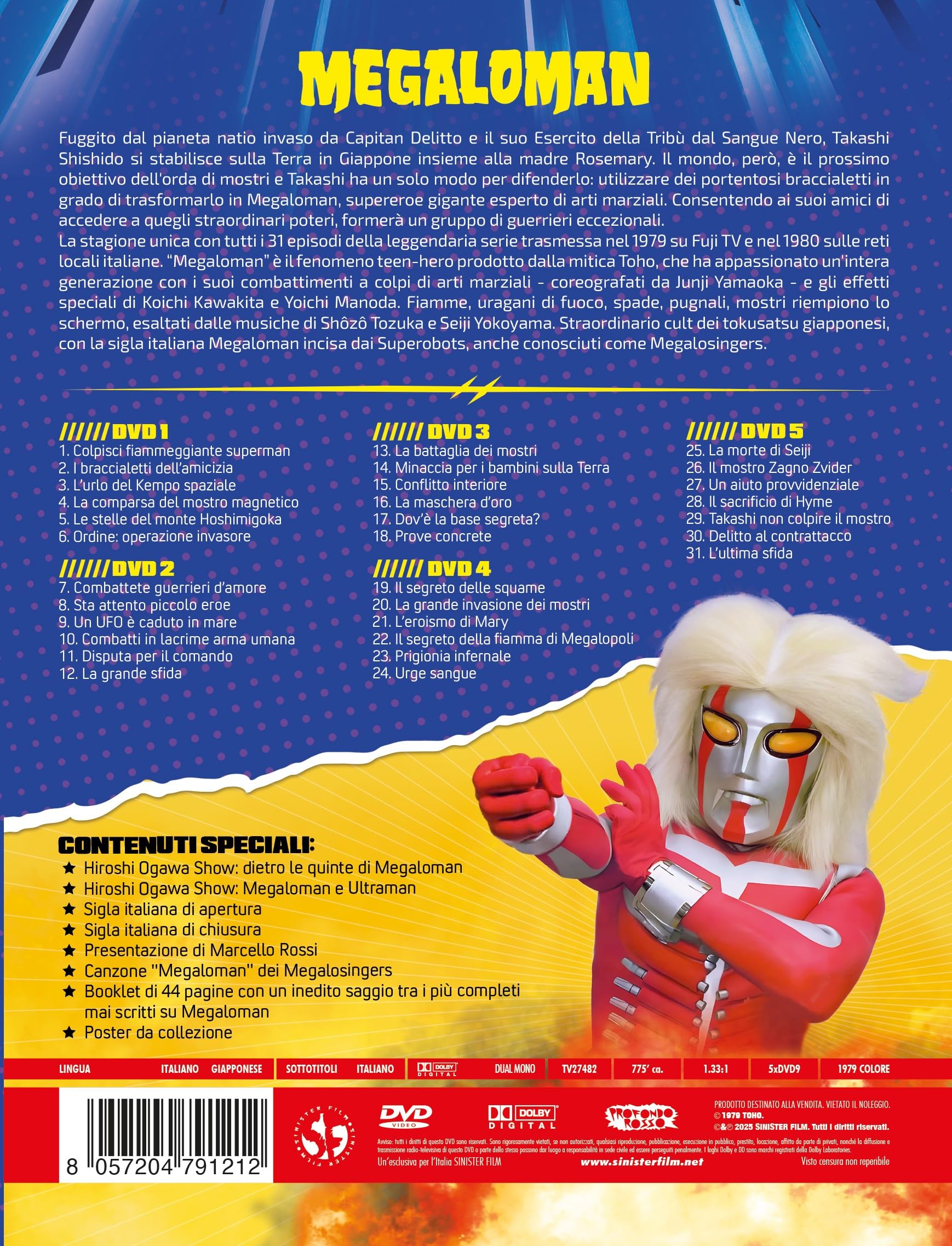 Megaloman - Serie Tv (Collector's Limited Edition) (5 Dvd)