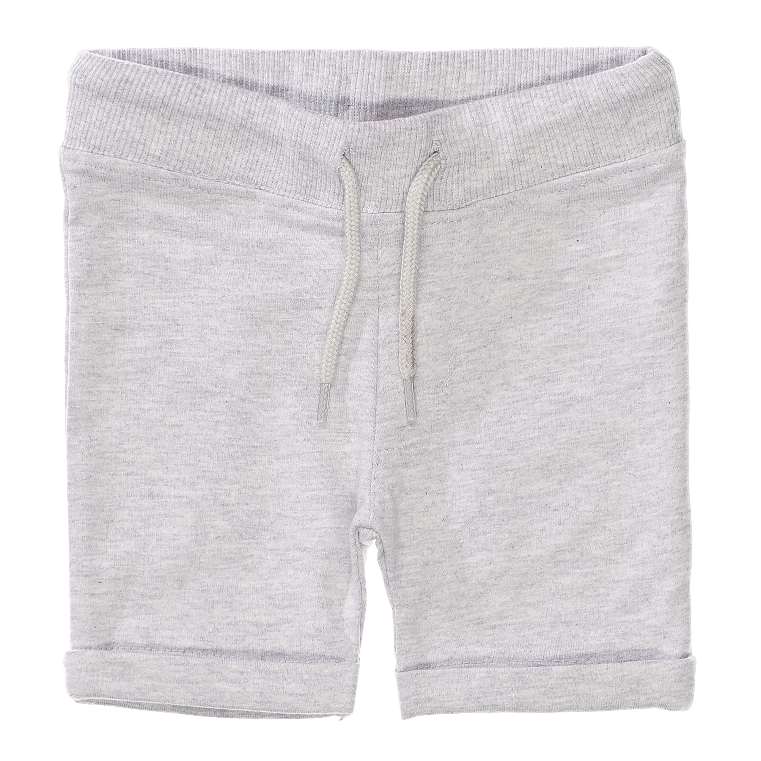 Staccato Baby Sweatshorts 3er-Set - Bio-Baumwolle, Organic Cotton, kuschelweich, bequem, ideal für den Sommer - Farben: Grau, Hellblau, Pink, Größen: 50-92