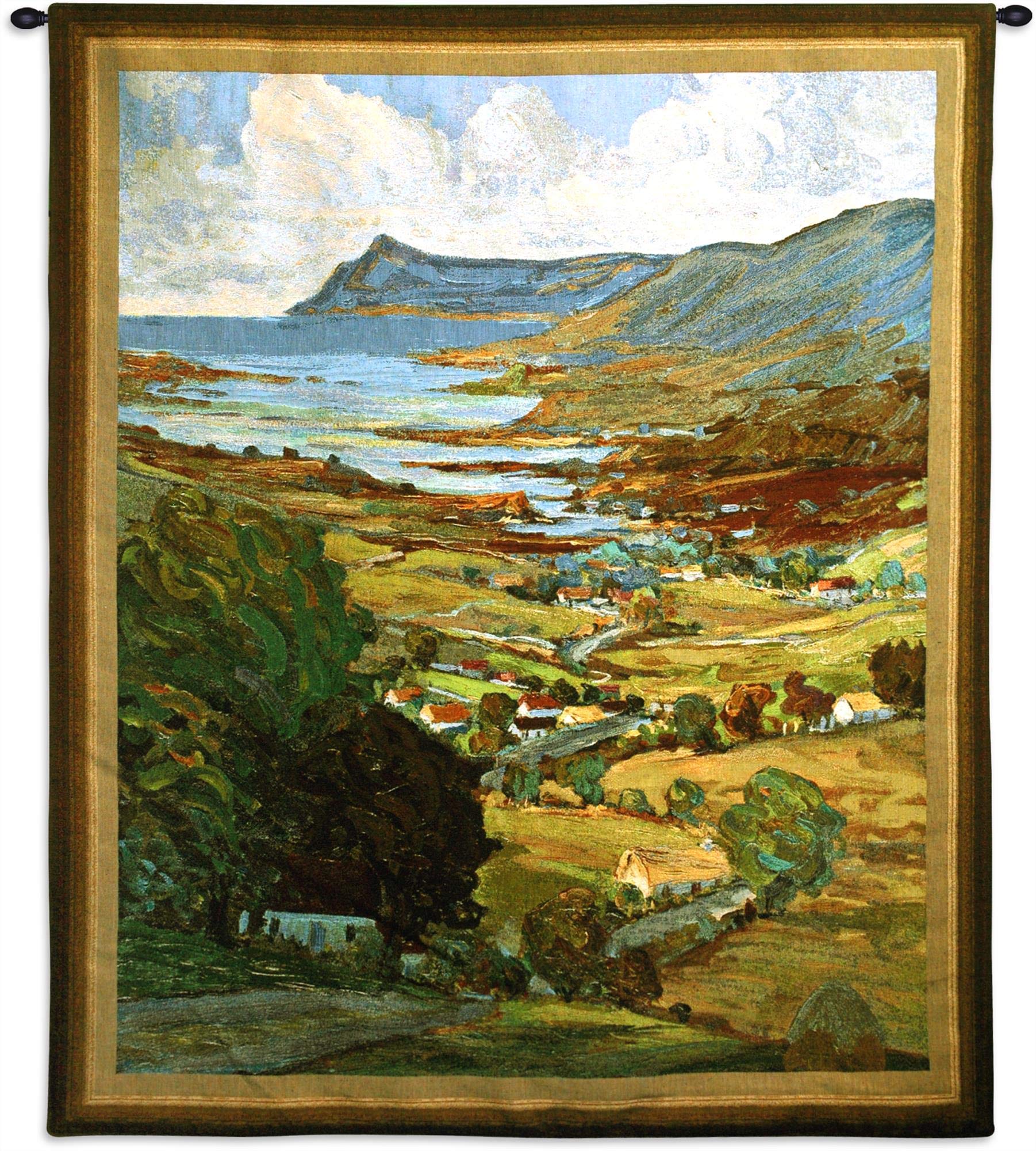 Amazon.com: Color of Ireland by John William | Woven Tapestry Wall