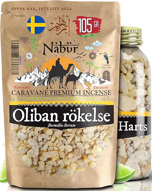 Indian Incense 100g: Boswellia Serrata Resin for Wellness & Calm