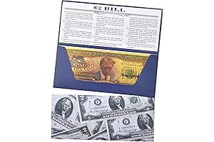 Unprecedented Donald Trump 'Never Surrender' Colorized Mugshot $2 Bill
