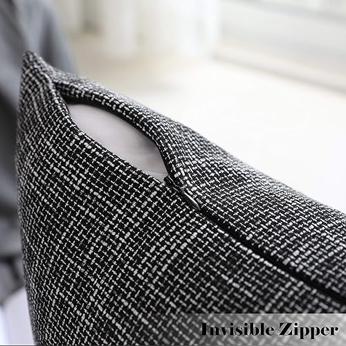 Miniatura 3 de Funda de cojín Kevin Textile Star de lino suave y sólida