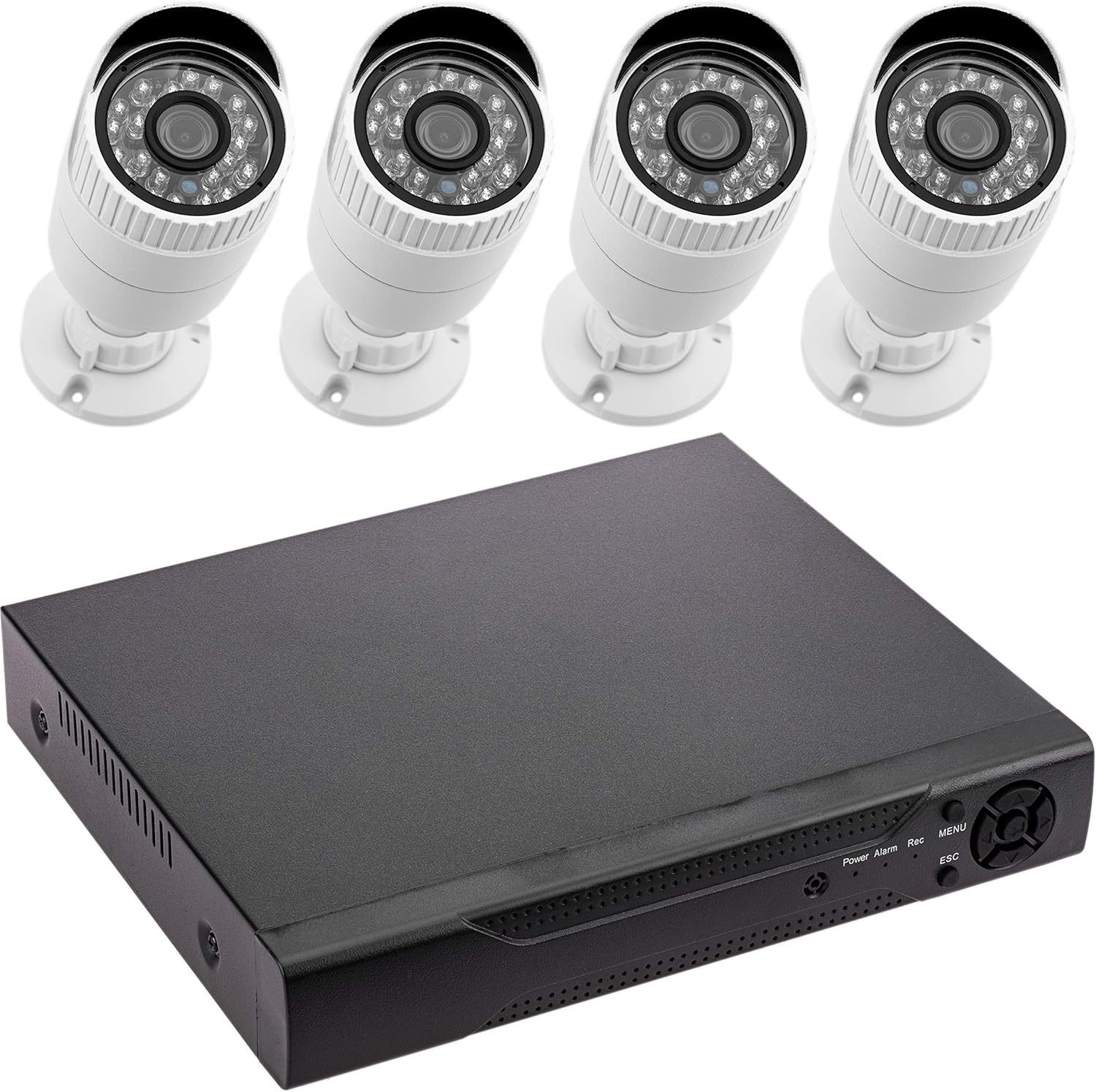 Cablematic Video Surveillance DVR Kit with 4 Cameras IP