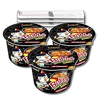 Vista 1 de Buldak Ramen - Sabor original - Big Bowl Paquete de 3 - Fideos Ramen picantes Samyang Buldak Ramen coreano picante picante pollo salteado fideos Big