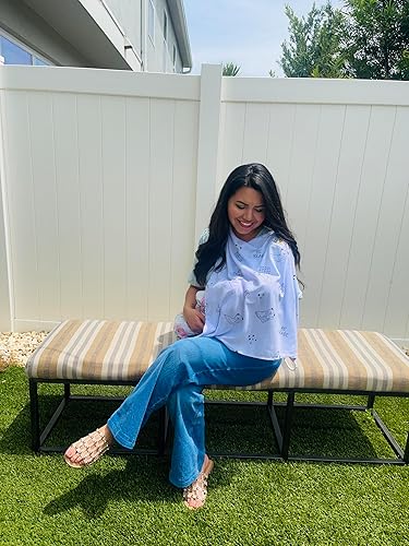 Miniatura 3 de Parasol multiusos para ventana de automóvil para bebés y niños pequeños, se puede utilizar como una funda de lactancia y funda de asiento de