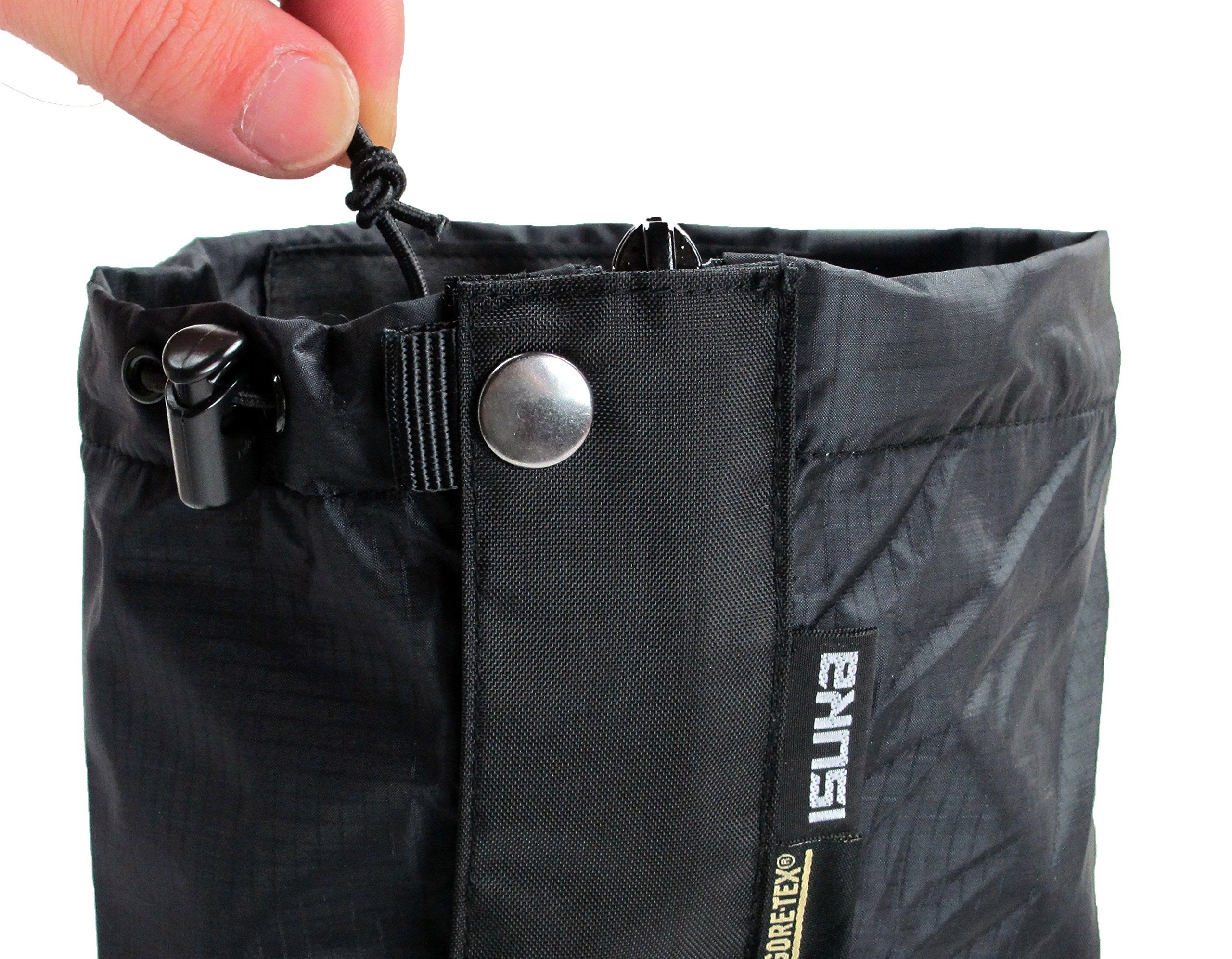 Amazon | イスカ(ISUKA) ゴアテックス ライトスパッツ フロント Amazon | イスカ(ISUKA) ゴアテックス ライトスパッツ フロント