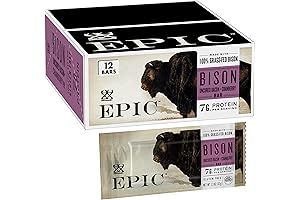 Epic Bites Bacon Cranberry Bars, Grass-Fed, 12 CT - 1.3oz Bars